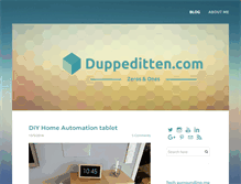 Tablet Screenshot of duppeditten.com